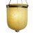 Large yellow mosaic bucket pendant. Hand crafted in India with beautiful yellow mosaic glass. Includes 3' chain and...