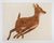 Rustic 1940s Outsider Folk Art Running Deer Painting For Sale - Image 3 of 3