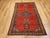 Vintage Malayer Area Rug, Hand-Knotted Wool, Geometric Tribal Pattern, 4x7, Terracotta & Navy For Sale - Image 13 of 18
