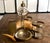 Antique Horn and Brass Desk Standish or Smoking Set For Sale - Image 4 of 10