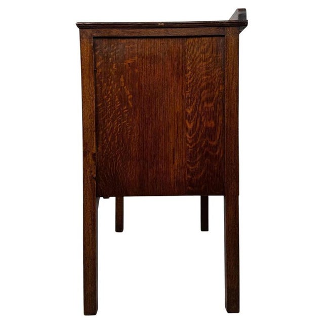 Antique 20th Century Golden Oak Chest of Drawers For Sale - Image 10 of 12