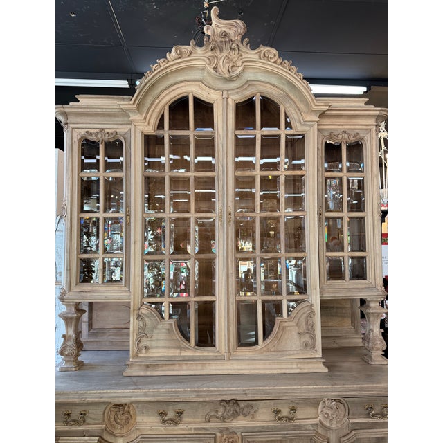 19th. C. French Bleached Walnut Buffet À Deux Corps For Sale - Image 11 of 12