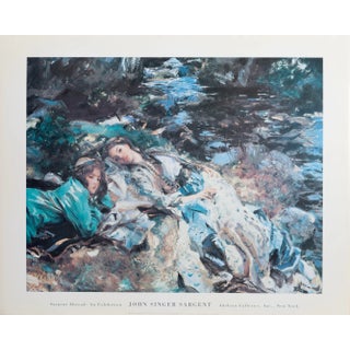 The Brook, John Singer Sargent Poster on Foamcore For Sale