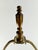 Black Vintage Hollywood Regency Antique Brass Candlestick Table Lamp With Black Shade For Sale - Image 8 of 13