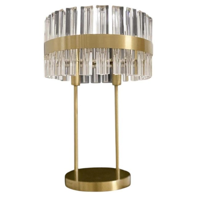 Collection Venere Table Lamp in Metal and Crystal by Jago For Sale - Image 16 of 16