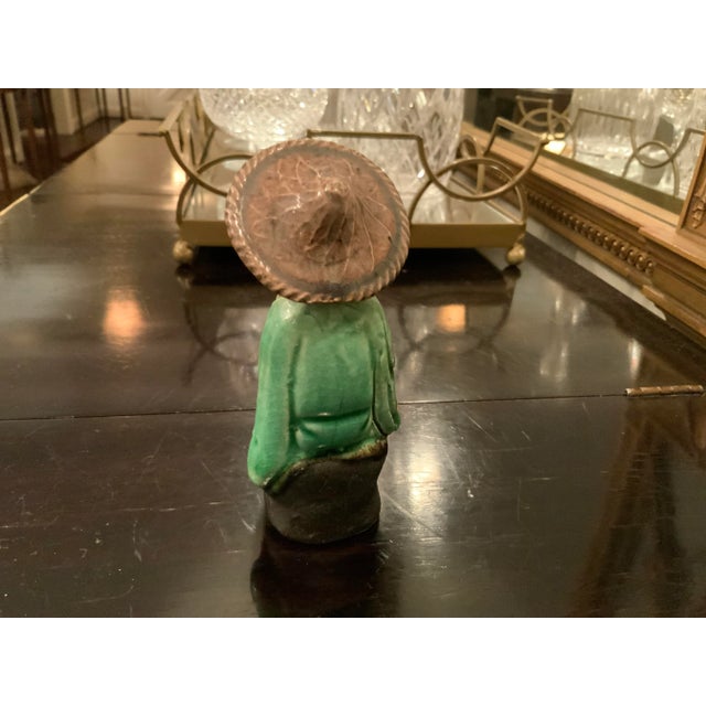 Vintage Chinese Ceramic Figurine For Sale - Image 4 of 9