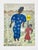 African Vintage Painting by Black Joe Jackson (Us 1922-1997) Titled "Gon Ta Skol" For Sale - Image 3 of 11