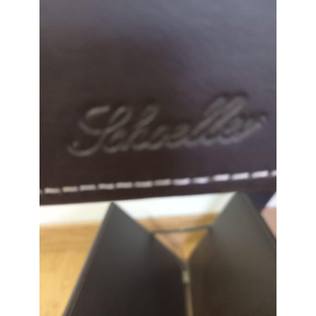 Vintage Eco-Leather Magazine Rack from Schoeller, 2010 For Sale - Image 9 of 12