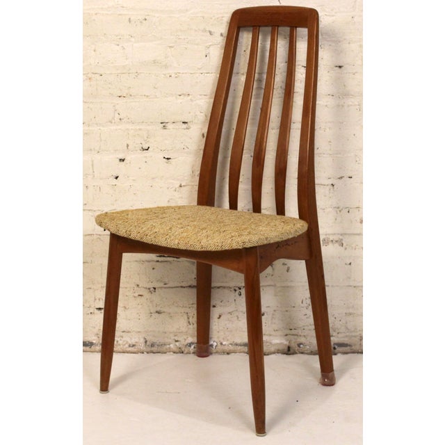 Mid 20th Century Set of Four Teak and Tweed Dining Chairs by Sun Furniture For Sale - Image 10 of 17