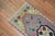 Mid 20th Century Vintage Zabihi Collection Funky Turkish Anatolian Mat Size Rug - 1'6" x 3'9" For Sale - Image 5 of 6