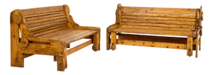 Set of Italian Benches, 1960s