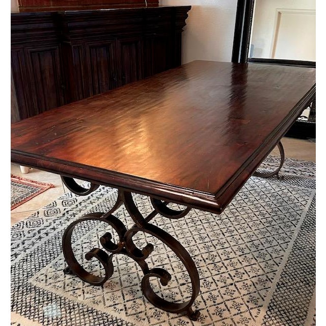 Solid Ironwood Table For Sale In Los Angeles - Image 6 of 7