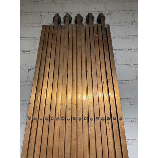 Antique Heavy Metal Brass Otis Elevator/ Lift Scissor Door/Gate Chairish