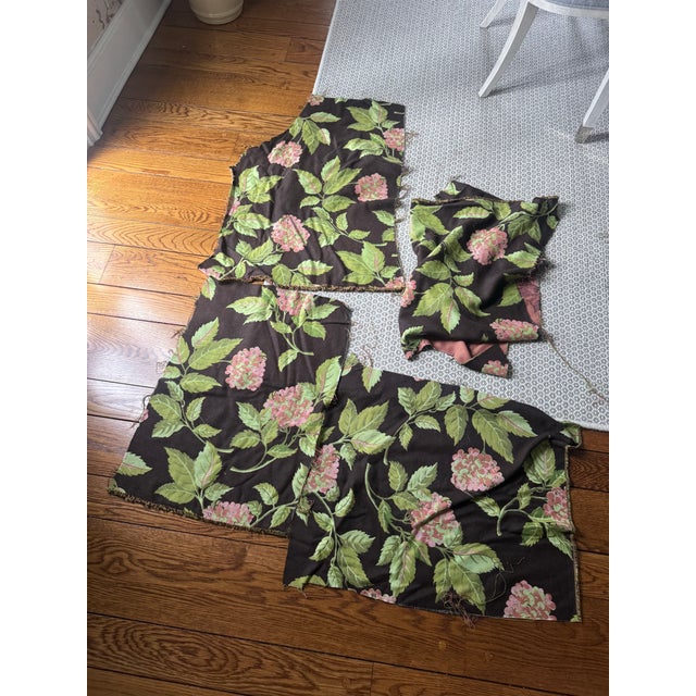 Traditional Vintage Hydrangea Trail Brown Performance Fabric by Summer Classics For Sale - Image 3 of 10