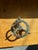 Godinger Sillver Plate Candlestick With Crystal Hurricane Shade For Sale - Image 6 of 7