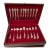 1950s Modern Lunt Eloquence Sterling Silver 62-Piece Estate Flatware Service With Fitted Chest For Sale