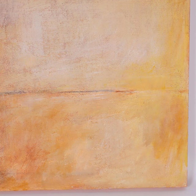 Midcentury Abstract Acrylic Painting For Sale - Image 4 of 8