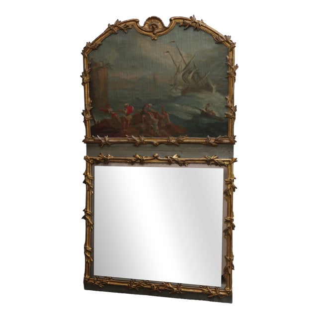Trumeau Mirror, 18th Century For Sale