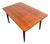 1960s Mid Century Danish Modern Dining Table Denmark Teak Wood Extension Draw Leaf Nm For Sale