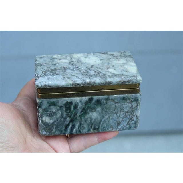 Gray Marble Jewelry Box, 1960s For Sale - Image 3 of 7