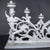 Large 19th Century Italian Rococo Style Silver‑Leaf Carved Wood Altar Candelabra For Sale - Image 16 of 18