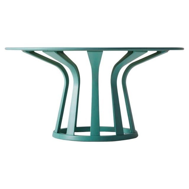 Mid-Century Modern Lebeau Outdoor Table in Cast Aluminum from Patrick Jouin For Sale - Image 9 of 9
