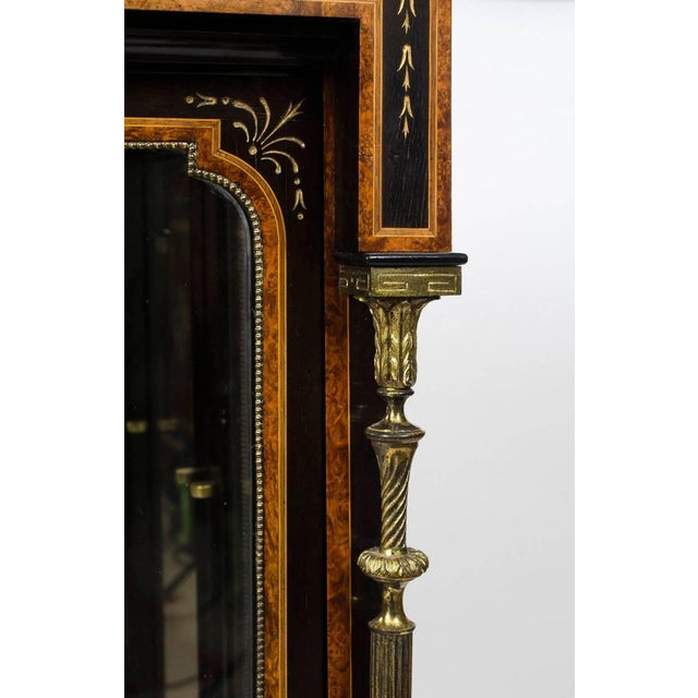 Victorian Amboyna & Ebonized Pier Cabinet For Sale - Image 6 of 11