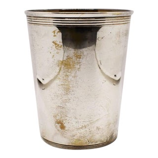Heavy Silver Plated Mint Julep Cup by Godinger India For Sale