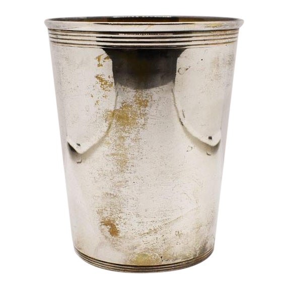 Heavy Silver Plated Mint Julep Cup by Godinger India For Sale