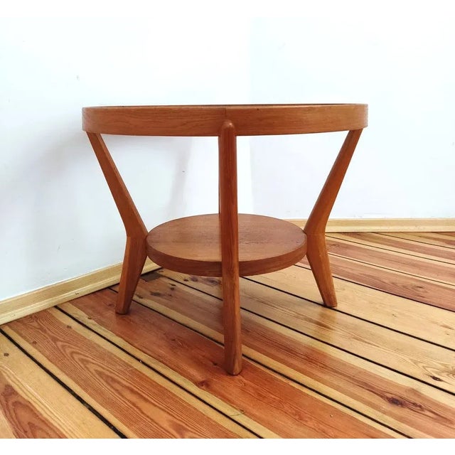 1940s Coffee Table by K. Kozelka for Interier Praha, Czechoslovakia, 1930s For Sale - Image 5 of 11