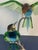 Glass 1970s Swarovski Birds of Paradise Bee Eaters Heinz Tabertshofer 957128 Crystal Sculpture in Box For Sale - Image 7 of 10