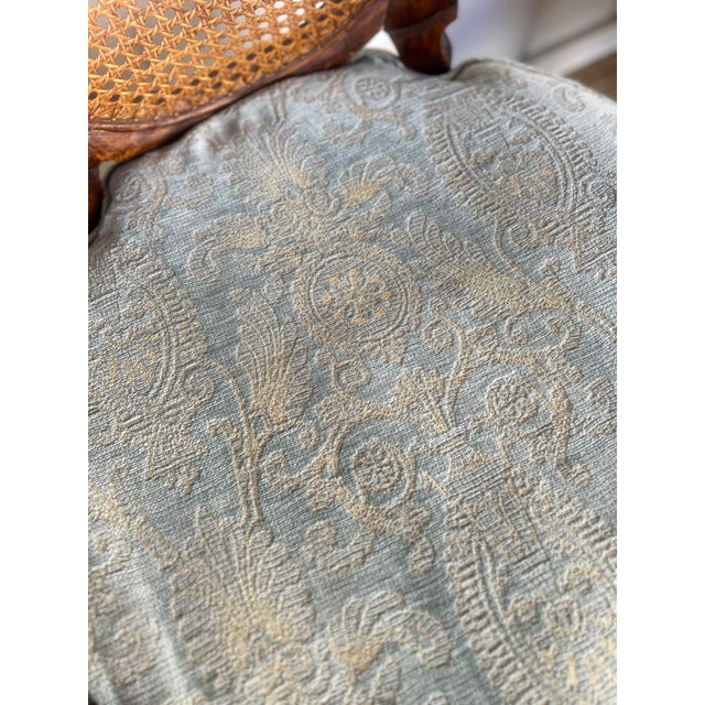 Vintage Louis XV Style Caned Armchairs For Sale In San Francisco - Image 6 of 12
