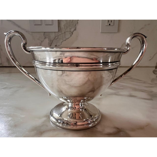 1940s Neoclassical Sterling Silver Cream and Sugar Set For Sale - Image 9 of 17