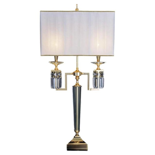 Collection Topazio Table Lamp in Metal and Crystal by Jago For Sale - Image 15 of 15