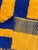 Blue Berber Beni Mrirt Rug Handknotted Wool Cobalt Blue & Mustard Geometric Maze Pattern 200x300cm Middle Atlas, Morocco, 2010s For Sale - Image 8 of 10