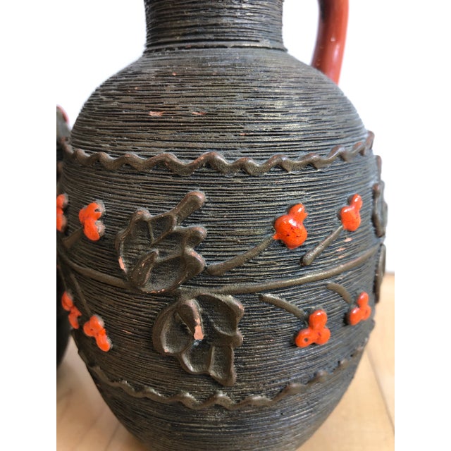 Ceramic Vintage Mid Century Vessels - a Pair For Sale - Image 7 of 8