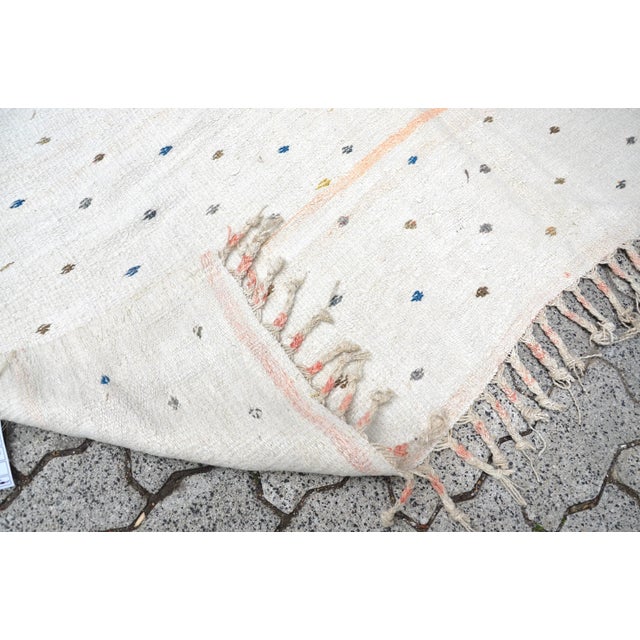 Vintage Handmade Tribal Heöp Rug For Sale - Image 10 of 11