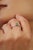 Metal Classic Emerald & Diamond Solitaire Ring in 925 Sterling Silver - Size 7 For Sale - Image 7 of 11