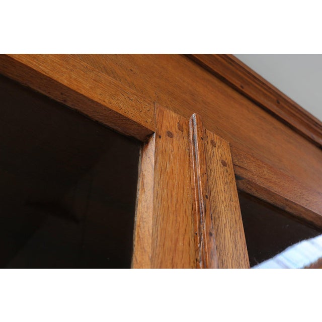 Vitrine Cabinet in Oak with Glass Windows, Germany, Early 18th Century For Sale - Image 17 of 18