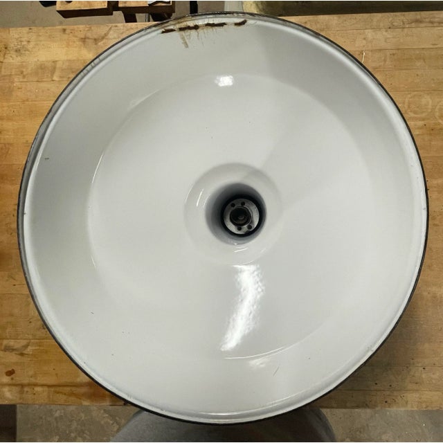 Dark Green Vintage Industrial Style Benjamin Lamp #7 For Sale - Image 8 of 12