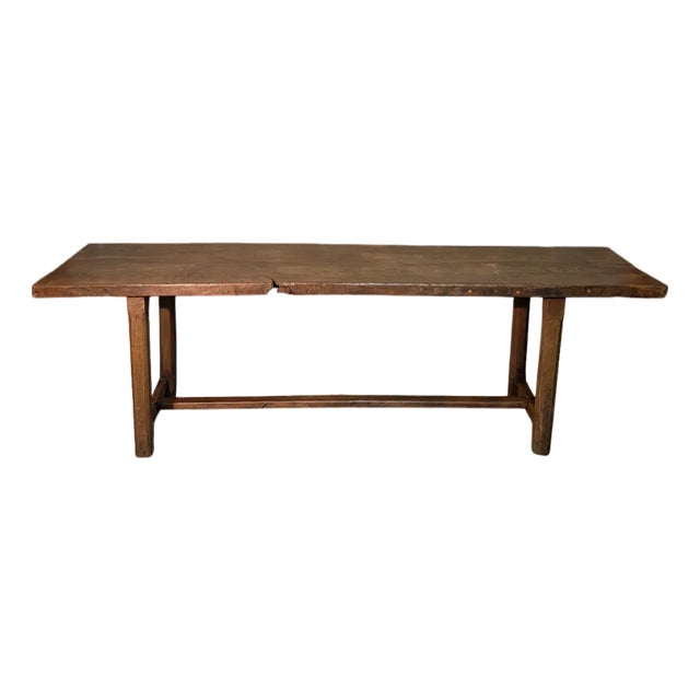 Antique Refectory Table in Walnut, 1500 For Sale