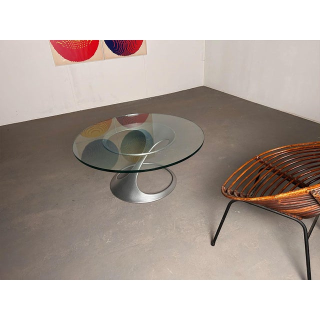 Metal Coffee Table by Knut Hesterberg for Ronald Schmidt, 1974 For Sale - Image 7 of 9