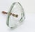 Scandinavian Table Lamp in Aqua Glass, Wood and Brass attributed to Nybro Armaturfabrik, Sweden, 1960s For Sale - Image 6 of 9
