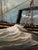 Nautical Ss Great Britain Steamship Large Gilt Framed Marine Oil on Panel Painting Signed Salvatore Colacicco For Sale - Image 4 of 18
