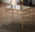 Mid-Century French Maison Baguès Glass Top Faux Bamboo Brass Side Table For Sale - Image 4 of 8