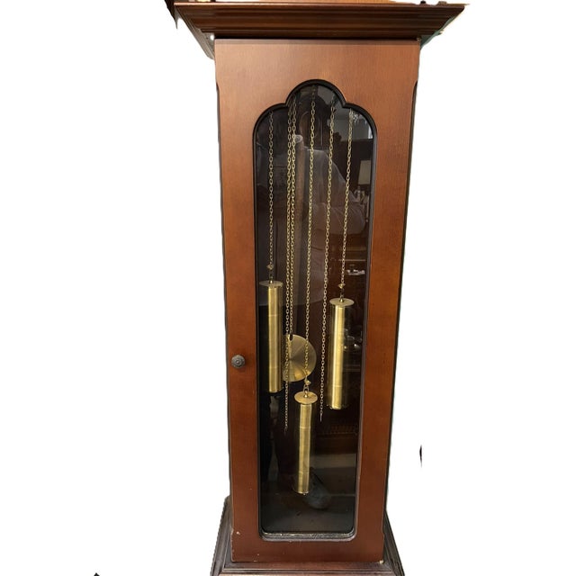 Vintage Tempus Fugit Pendulum Clock For Sale - Image 3 of 7