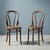 Elegant pair of bentwood chairs attributed to Thonet (Fischel), manufactured in Central Europe circa 1920s, potentially...