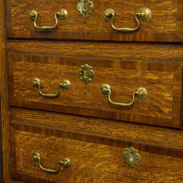 This is a good oak Lancashire mule from the Mid 18th Century. The name evolved from the cross between a bedding box and a...