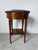 19th Century Louis XVI-Style Bouillotte End Table With Marble Top, Brass Gallery & Casters For Sale - Image 10 of 16