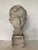 Gray Bust of a Young Man in Plaster by Gerard Choain, 20th Century For Sale - Image 8 of 8